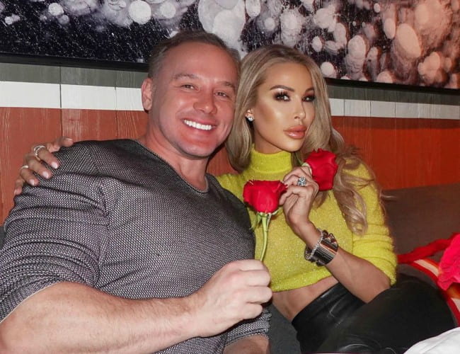 Lisa Hochstein and Leonard Hochstein as seen in February 2020