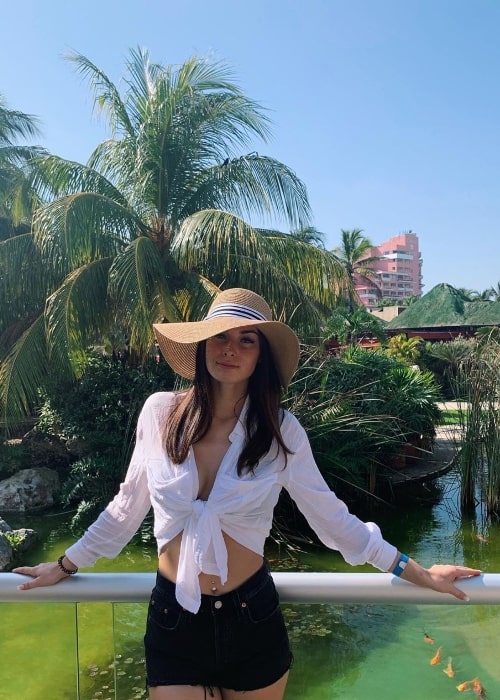 Logan Fabbro as seen while posing for the camera at Grand Oasis Cancun in February 2020