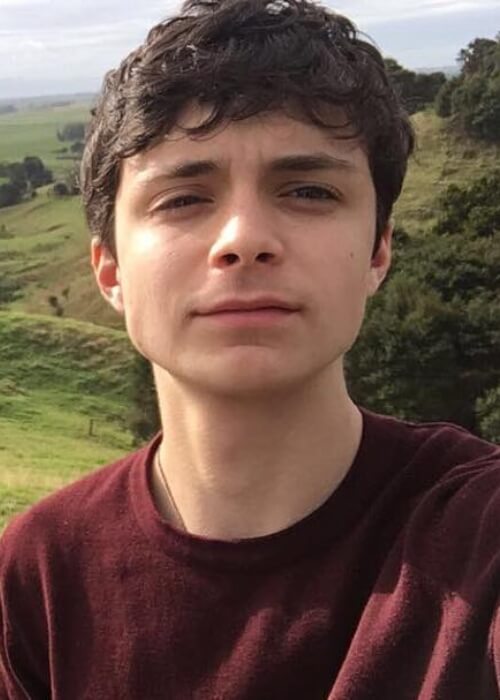 Lucas Jade Zumann as seen in a selfie taken in Matamata, New Zealand in March 2017