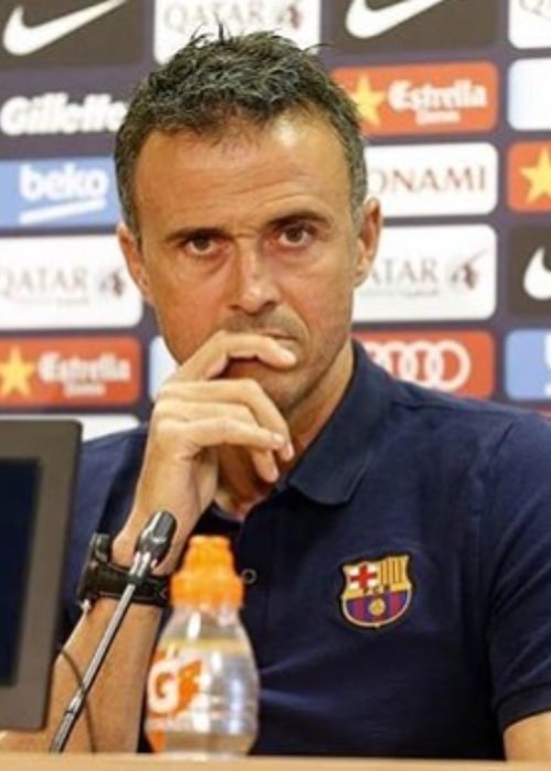 Luis Enrique as seen in an Instagram Post in October 2016