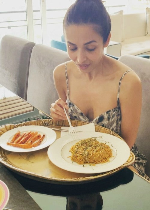 Malaika Arora in an Instagram post as seen in January 2020