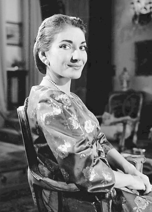 Maria Callas on the television talk show Small World whis was hosted by Edward R. Murrow