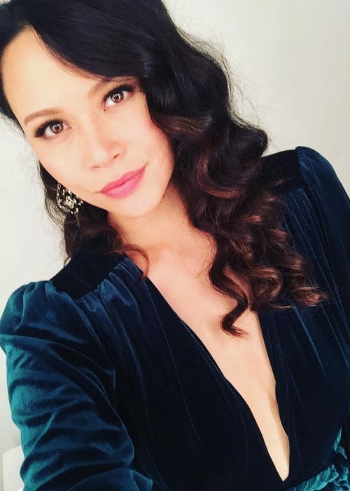 Melissa O'Neil as seen while taking a selfie at Koerner Hall in Toronto, Canada in November 2017