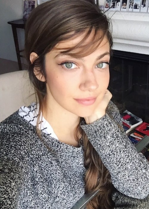 Mia Serafino as seen in a selfie taken in December 2019