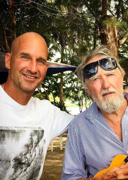 Mike Stewart and Tom Morey, the inventor of the Bodyboard, as seen in September 2016