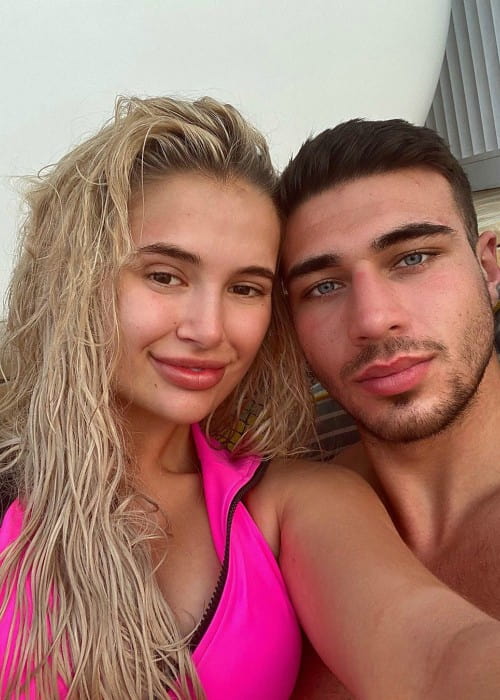 Molly-Mae Hague and Tommy Fury in a selfie in December 2019