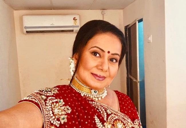 Neelu Vaghela in an Instagram selfie as seen in October 2018