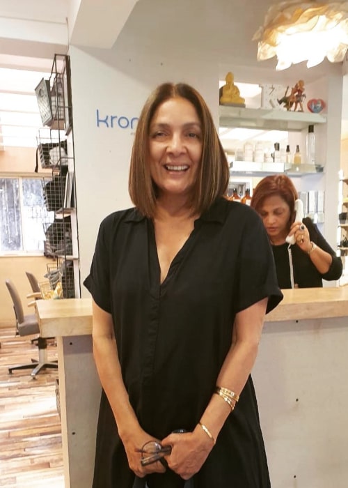 Neena Gupta as seen in an Instagram Post in January 2020