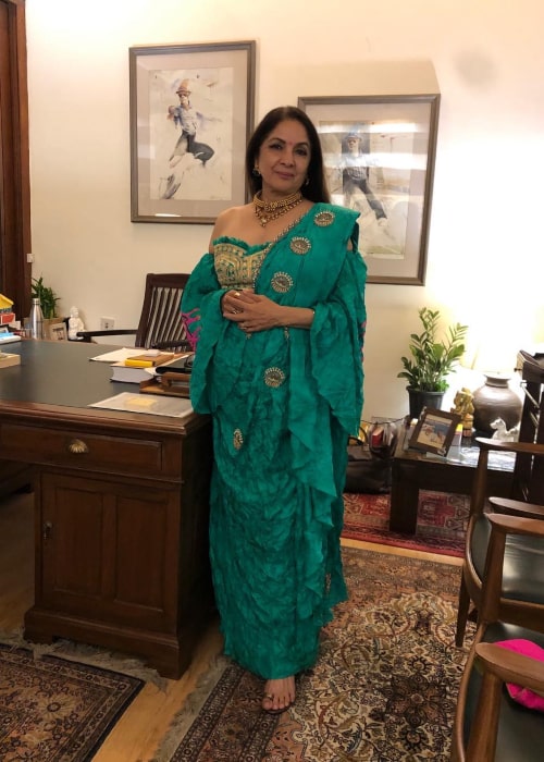 Neena Gupta as seen in an Instagram Post in November 2019