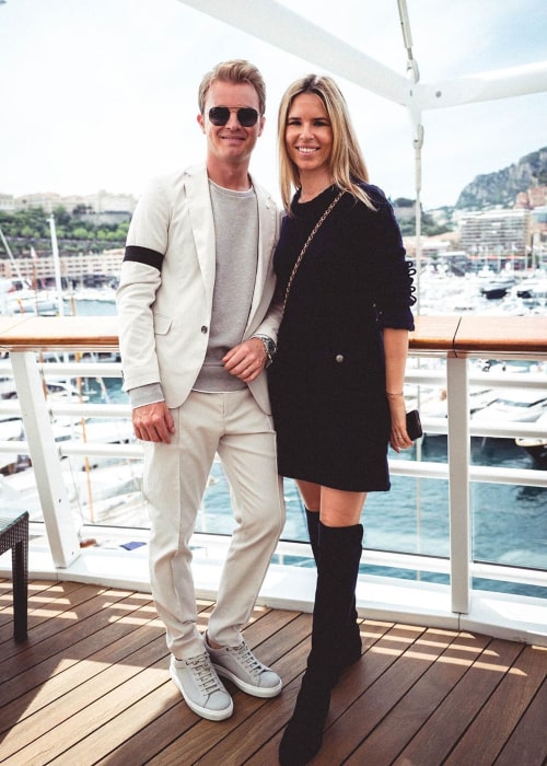 Nico Rosberg and Vivian Sibold, as seen in May 2019