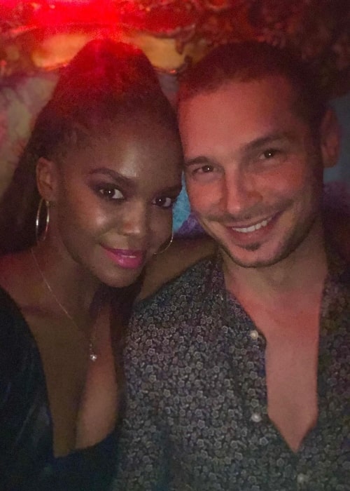 Oti Mabuse and Marius Iepure in January 2020