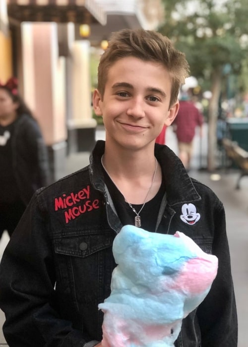 Parker Bates as seen in a picture taken at Disney California Adventure Park in March 2020