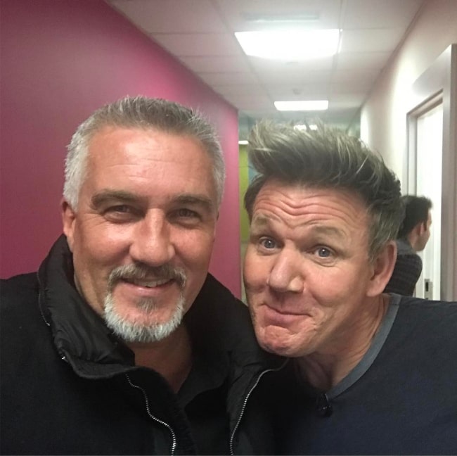 Paul Hollywood and celebrity chef Gordon Ramsay, as seen in March 2017