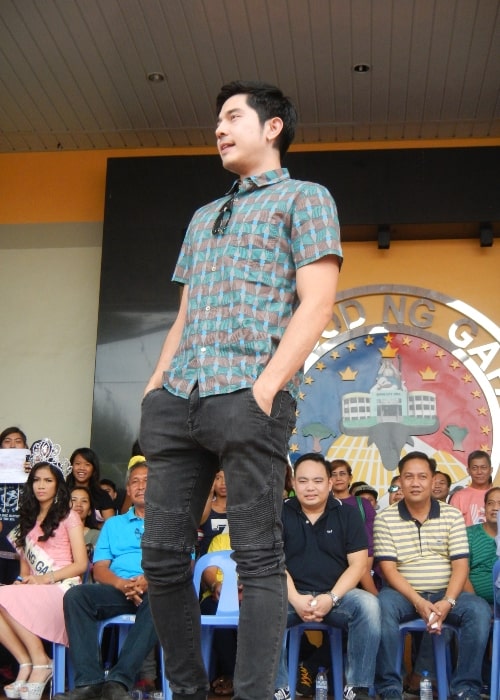 Paulo Avelino as seen in a picture taken on August 25, 2015 during an event
