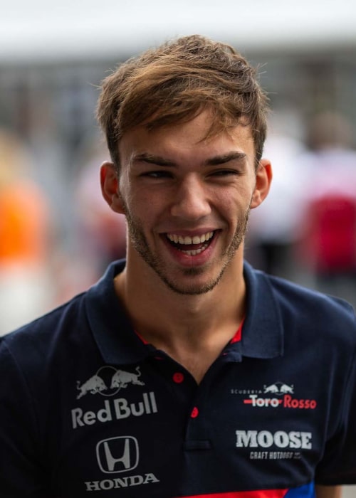 Pierre Gasly as seen in an Instagram Post in October 2019