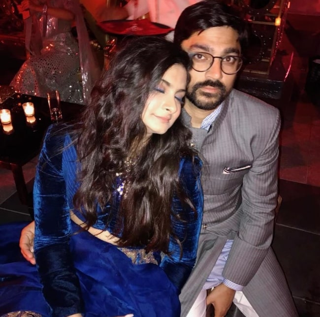 Rhea Kapoor having a cozy time with her boyfriend on his birthday in October 2019