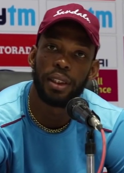 Roston Chase during an interview as seen in October 2018