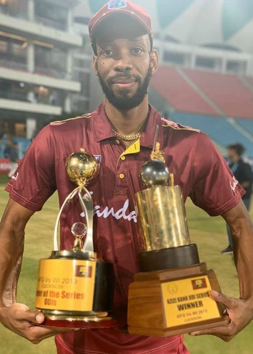 Roston Chase in an Instagram post as seen in November 2019