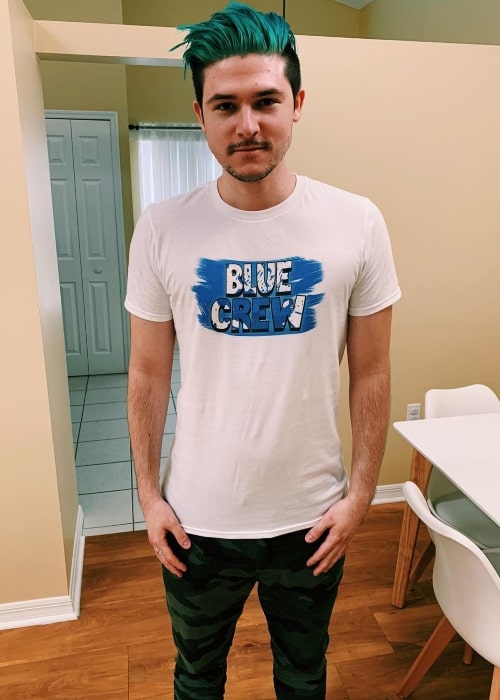 RussoPlays as seen in a picture taken with his latest merchandise in November 2018