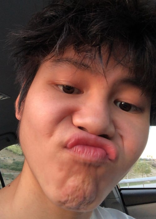 Sean Lew as seen in a selfie taken in February 2019