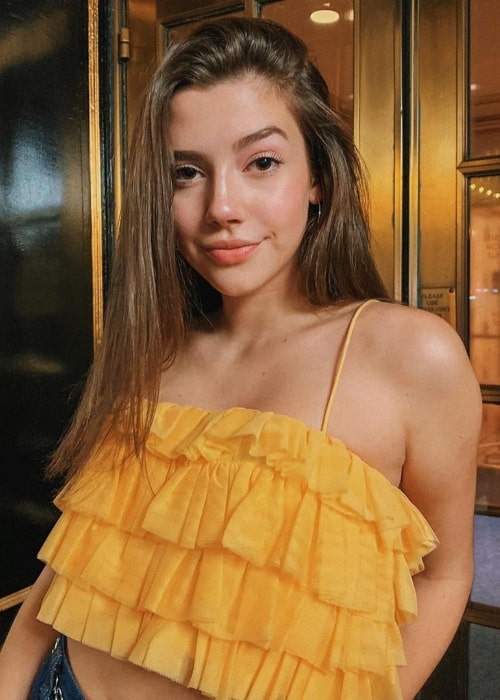 Sissy Sheridan as seen while posing for the camera at the New York City Fashion Week in September 2019