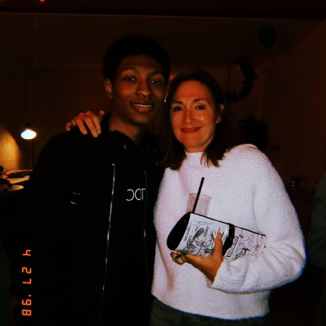 Skylan Brooks as seen in a picture taken with actress Nora Dunn in May 2019