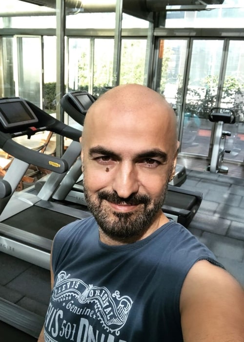 Soner Sarikabadayi as seen in a selfie taken in February 2020 while at the gym