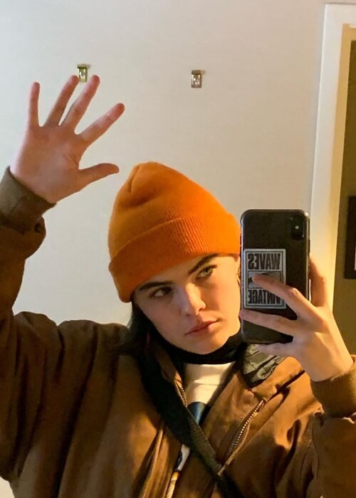 Stella Rose Bennett as seen in a selfie taken in December 2019