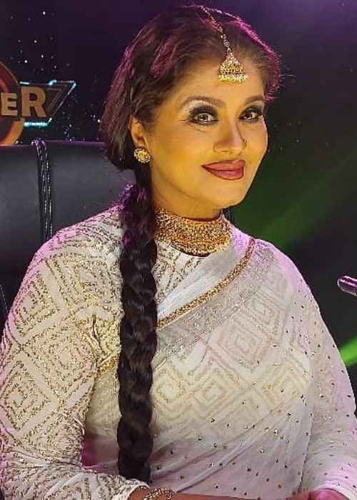 Sudha Chandran on the sets of a dance-based reality show in December 2019