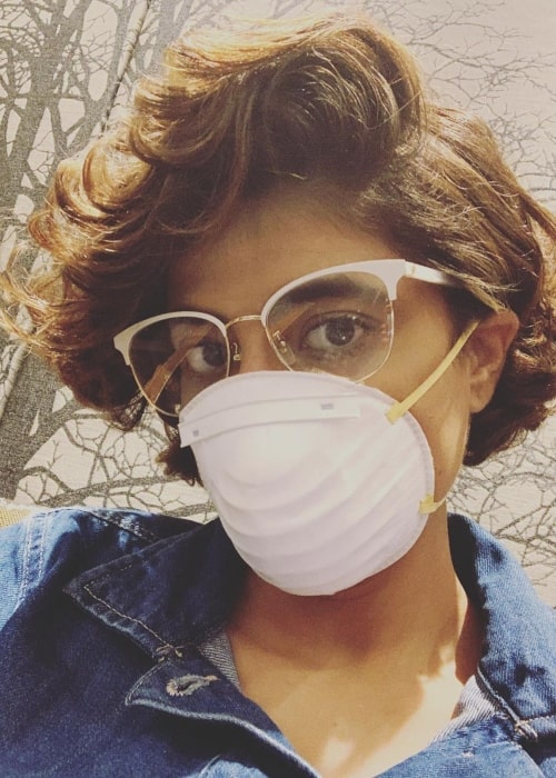 Tahira Kashyap as seen in a selfie taken while she was in Delhi in March 2020