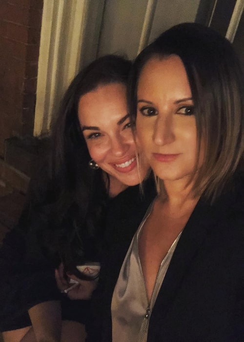 Tammy Blanchard as seen in a selfie alongside Jen Namoff (Right) in December 2017