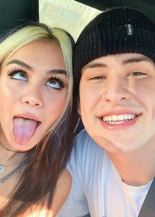 Tarayummy as seen in a selfie taken with her boyfriend Jake Webber in October 2019
