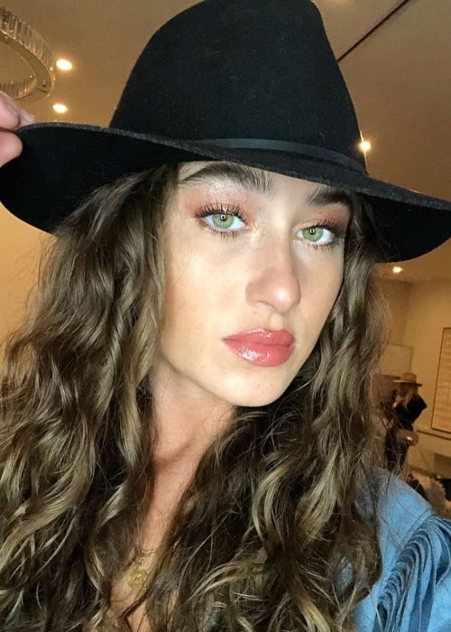 Taylor Blake as seen in a selfie taken in West Hollywood, California in February 2020