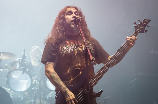 Tom Araya at the Ursynalia 2012 Festival in Warsaw in Poland