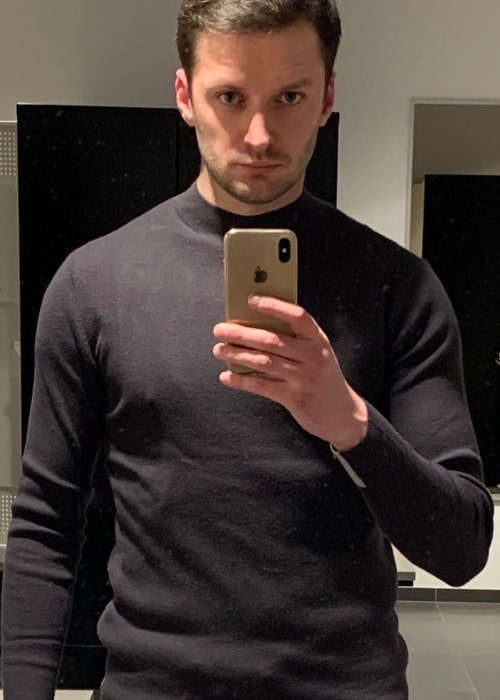 Vaidotas Grincevicius as seen in a selfie taken in February 2020