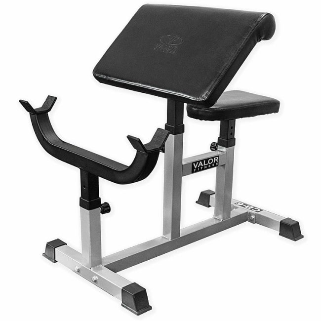 Valor Fitness CB Preacher Curl Bench