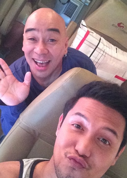 Wally Bayola as seen in a selfie taken with Paolo Ballesteros in May 2015