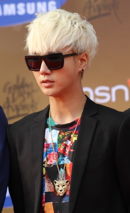 Yesung at 27th Golden Disk Awards Red Carpet in January 2013