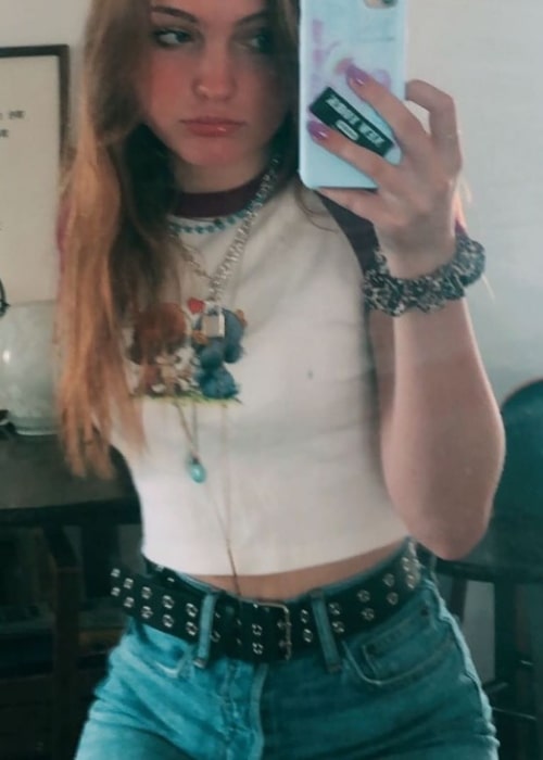 Aimée Laurence as seen in a selfie taken in September 2019