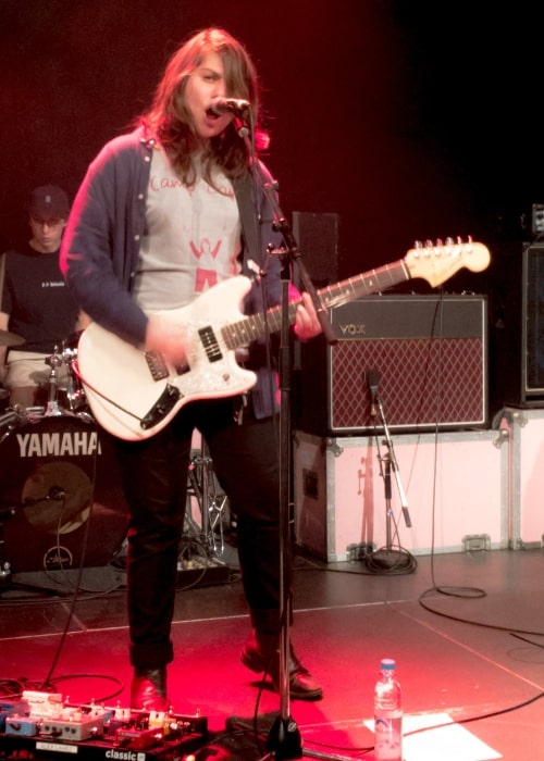 Alex Lahey as seen in a picture taken while performing at the Feierwerk Munich on November 3, 2017