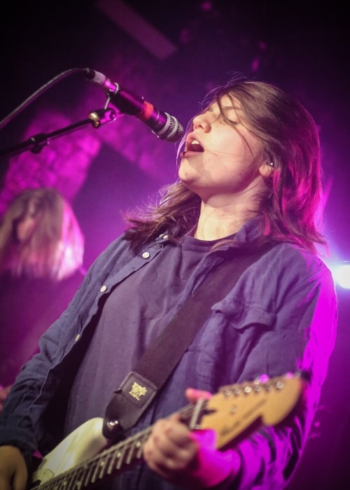 Alex Lahey as seen in a picture that was taken during a live concert at Omeara London on March 23, 2018