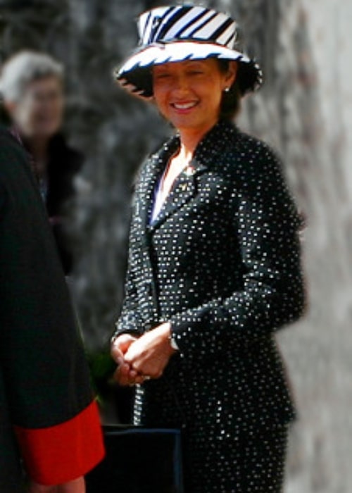 Alexandra, Countess of Frederiksborg as seen in a picture taken when she visited Aalborg, Denmark in 2004