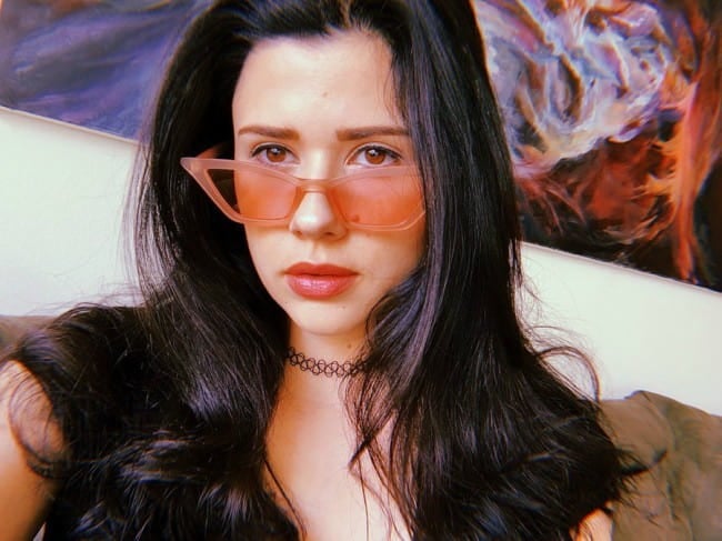 Amber Coney in a selfie in September 2019