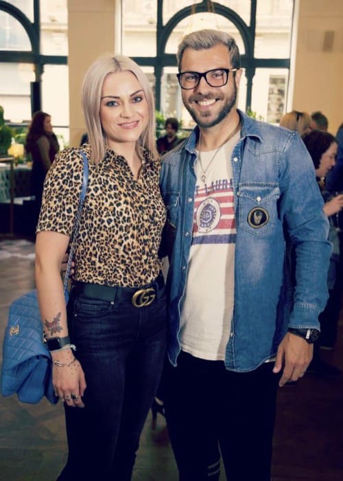 Amy Macdonald and Richard Foster as seen in August 2019