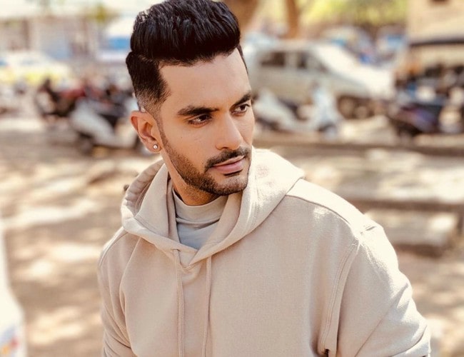 Angad Bedi in an Instagram post as seen in September 2019