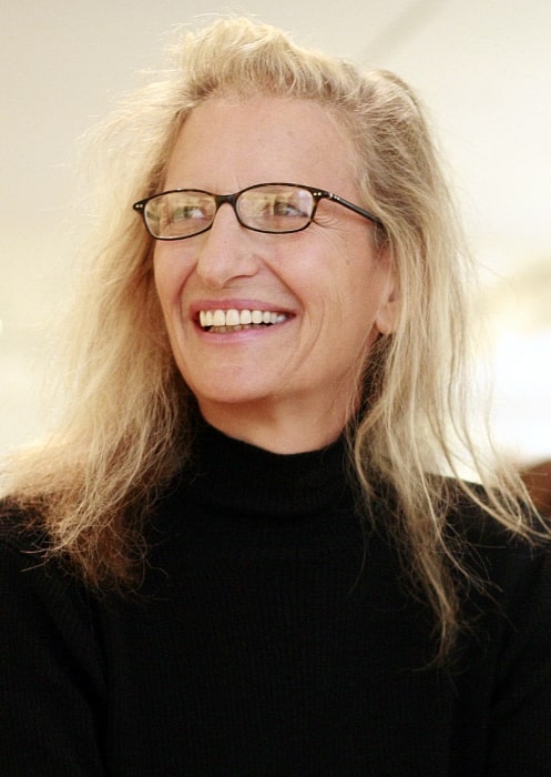 Annie Leibovitz at her exhibition in San Francisco in California in 2008