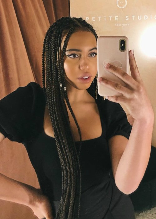 Asia Ray in a selfie in February 2020