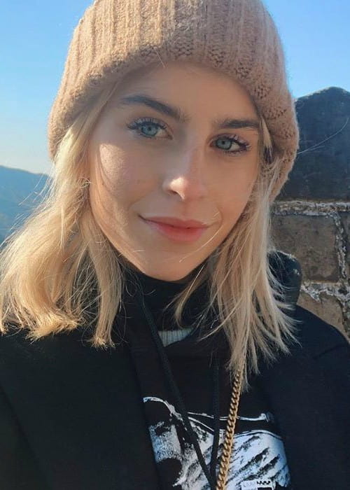 Caroline Daur in an Instagram selfie as seen in November 2019
