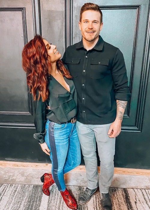 Chelsea Houska as seen in a picture taken with her beau Cole DeBoer in February 2020