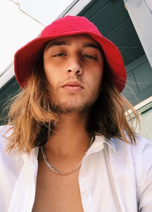 Christian Anthony as seen in a selfie taken in January 2019